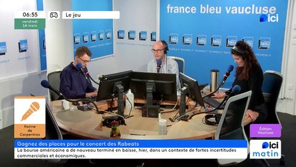 14/03/2025 - ici matin par ici Vaucluse en vidéo