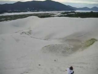 Sandboard - la piste noire!
