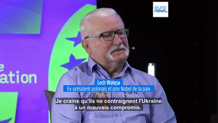 Lech Wałęsa sur Euronews : les populistes et les démagogues vont "mettre le feu au monde"