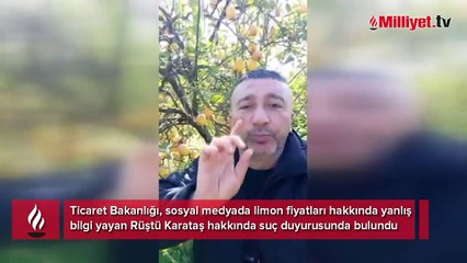 Limonları 50 kuruşa satamıyorum demişti! İşin aslı ortaya çıktı