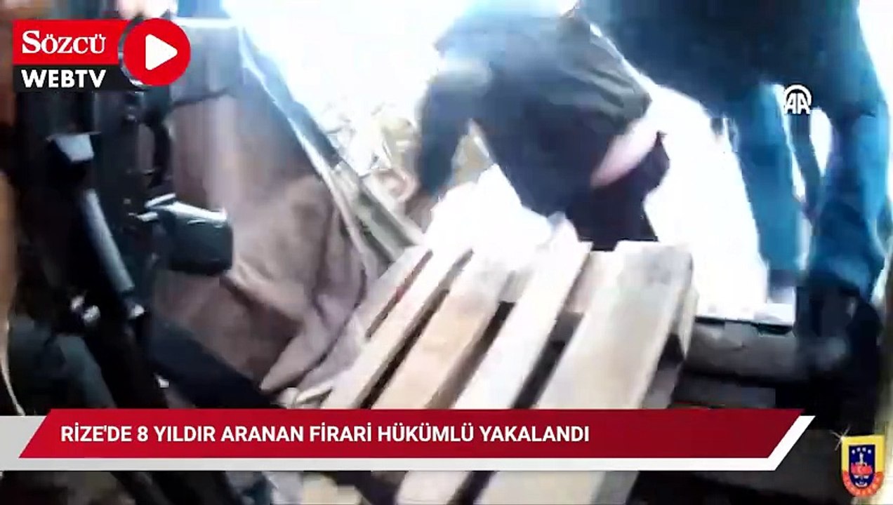 Rize'de 8 yıldır aranan firari hükümlü yakalandı