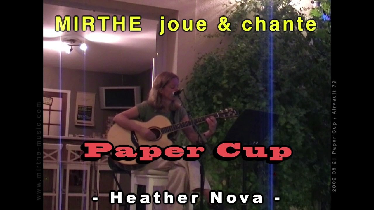 PAPER CUP (Heather Nova) by MIRTHE, 2009 (archive n° 29)