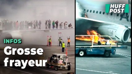 Un Boeing d’American Airlines prend feu à Denver aux États-Unis sur le tarmac