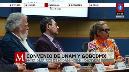 Convenio entre UNAM y GobCdMx aborda temas de agua, seguridad y educación