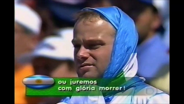 Copa do Mundo 1998 Argentina x Holanda (1/4 finais) com Cléber Machado (Globo)