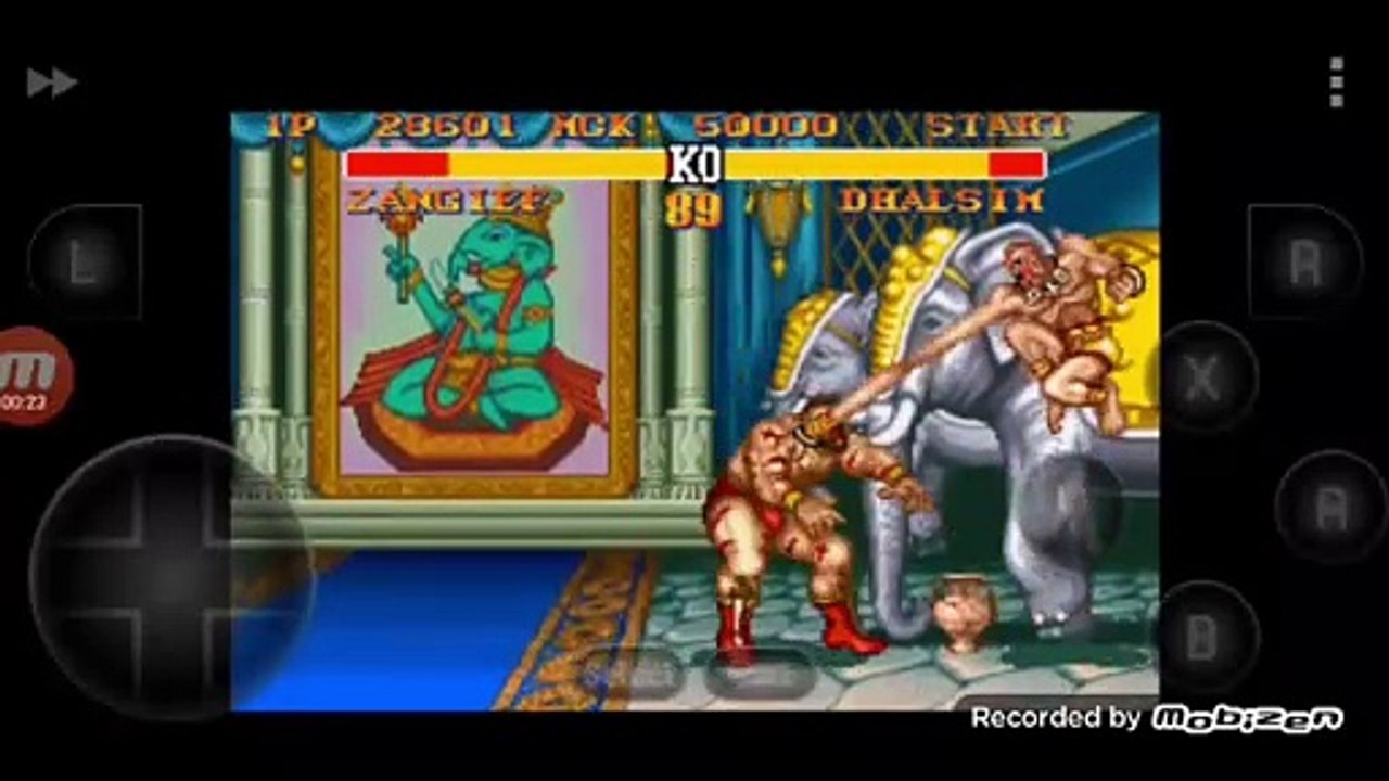 Street Fighter II Turbo: Hyper Fighting Zangief vs Dhalsim Zangief é derrotado por Dhalsim
