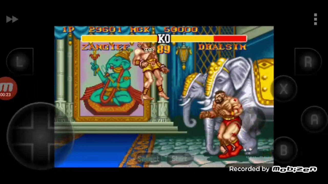 Street Fighter II Turbo: Hyper Fighting Zangief vs Dhalsim luta completa