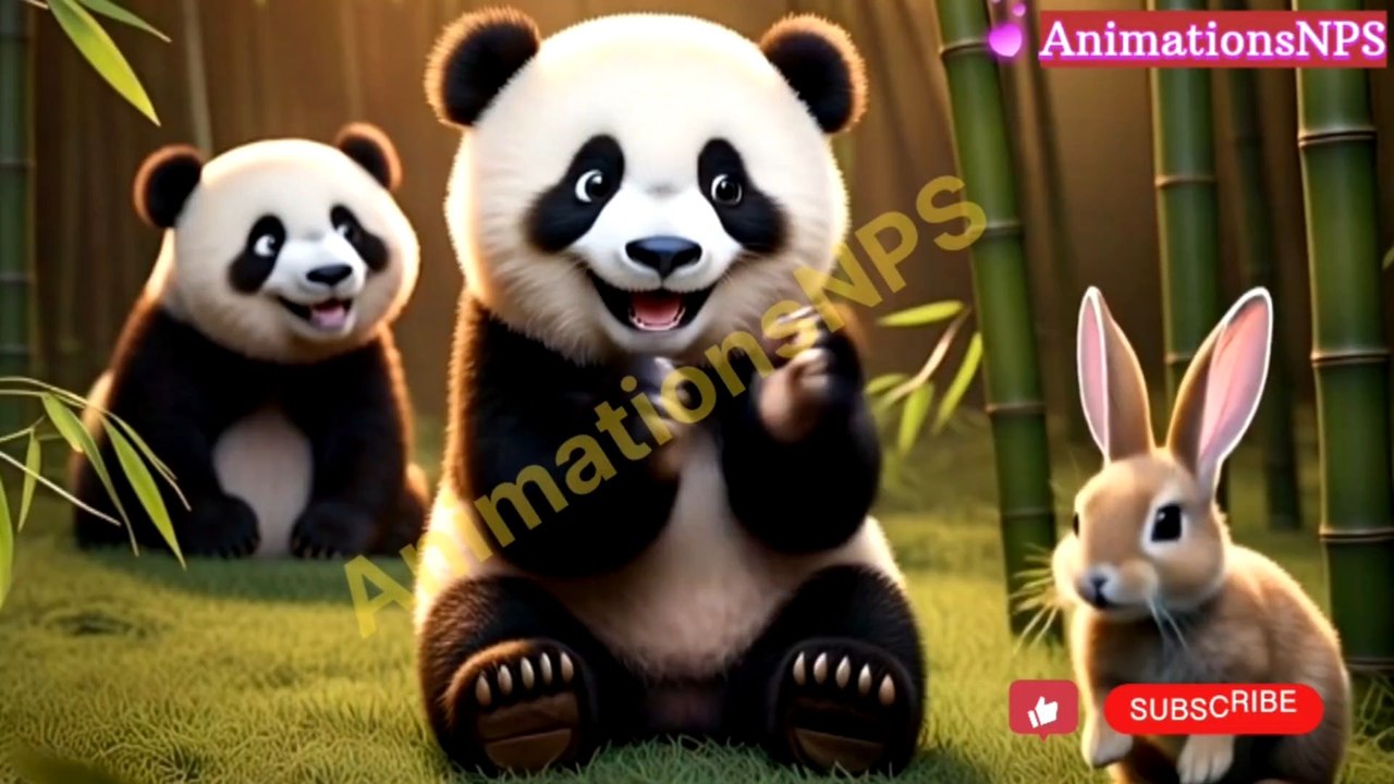 Panda And Rabbit Story.