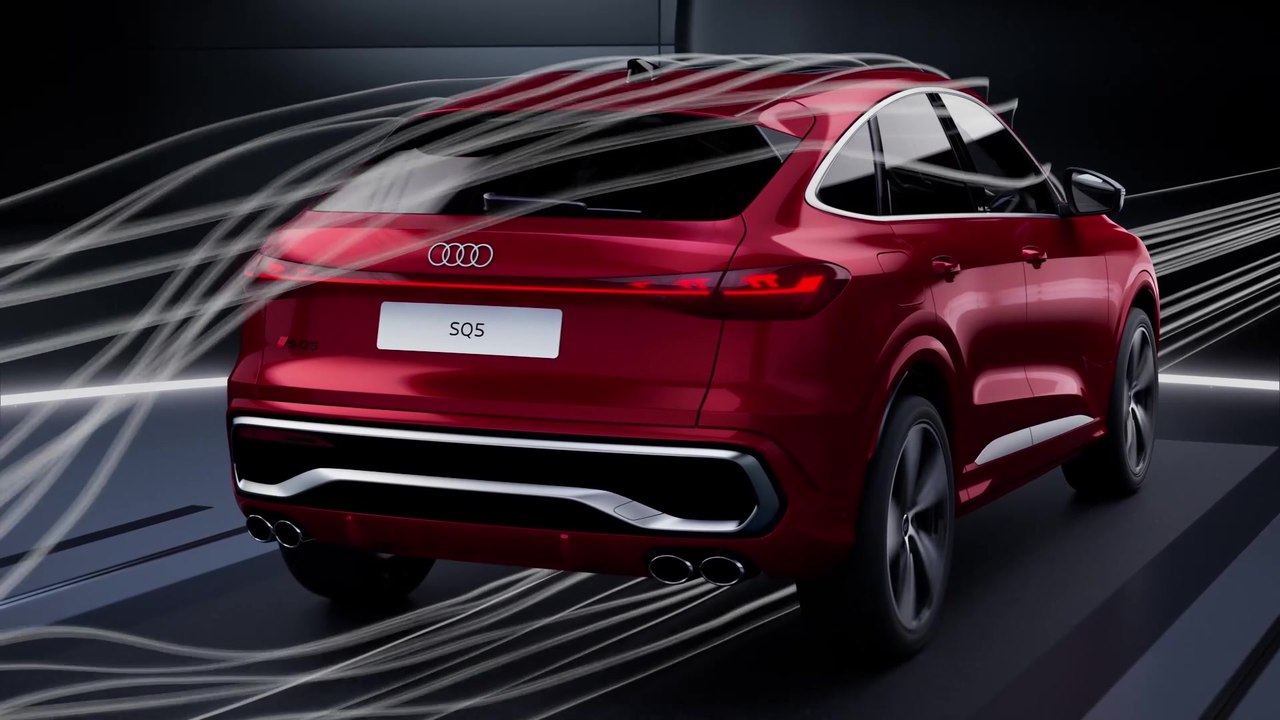 Audi SQ5 Sportback – Design und Aerodynamik – Animation