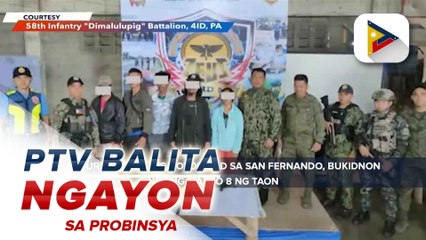 5 dating miyembro ng communist terrorist group, sumuko sa San Fernando, Bukidnon
