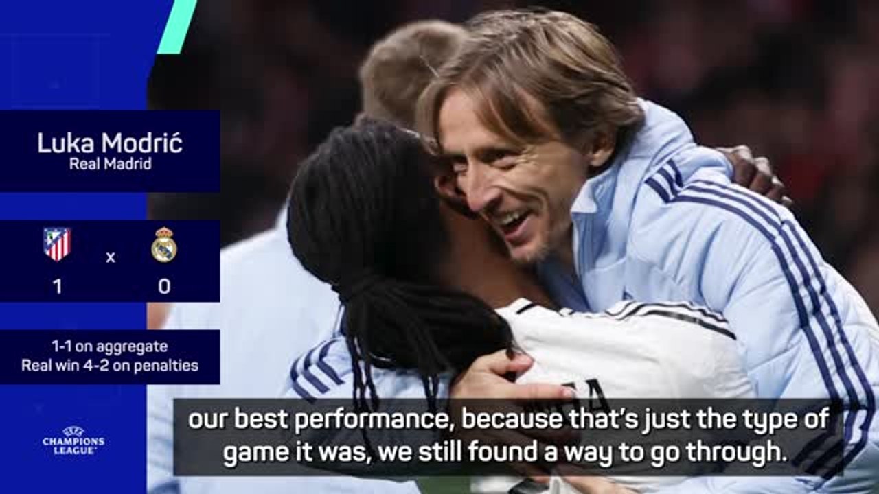 Real 'found a way' as they survive derby shootout - Modric