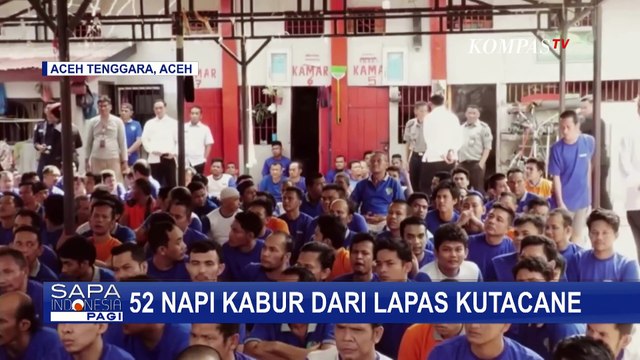 Rekaman Detik-detik 52 Napi Kabur dari Lapas Kutacane Aceh, Kalapas: Tuntut Bilik Asmara