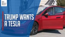 Trump shops for a Tesla at the White House in show of support for Musk