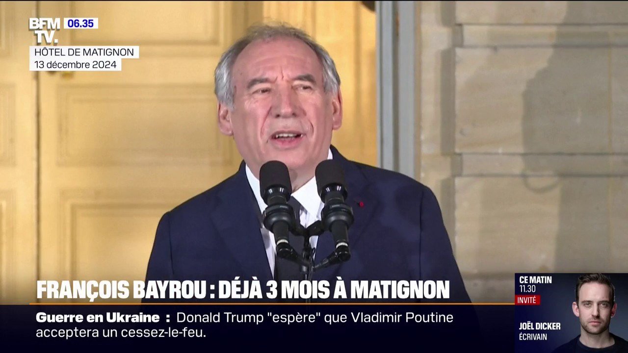 Budget, Bétharram, menace de censure... Trois premiers mois mouvementés pour François Bayrou à Matignon