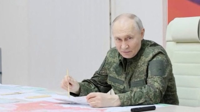 Putin vows to push Ukrainian forces out of Kursk in first visit to region since Kyiv’s incursion