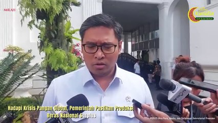 Hadapi Krisis Pangan Global, Pemerintah Pastikan Produksi Beras Nasional Surplus