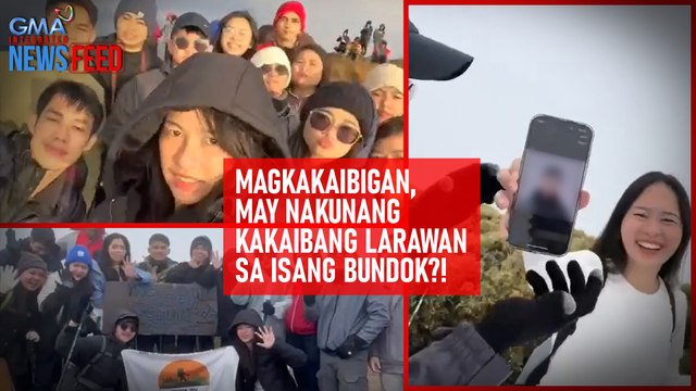 Magkakaibigan, may nakunang kakaibang larawan sa isang bundok?! | GMA Integrated Newsfeed