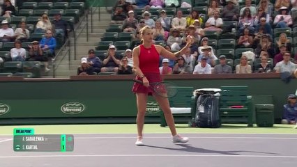 No shock for Sabalenka against Kartal