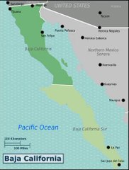 Map of Baja California. Peta Baja California. Baja California Map. Map of Baja California State. Peta Negara Bagian Baja California. Baja California States Map. Map of State of Baja California. State of Baja California Map. Peta Baja Kalifornia.
