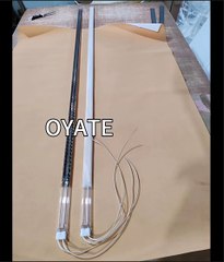 380V 5800W Gold Coated Medium wave Quartz Carbon Fiber Twin Tube Infrared Heat Lamps in  Industrial Moisture Drying
