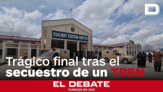 El Ejército paquistaní informa que 21 pasajeros y 33 secuestradores murieron en el asalto a un tren