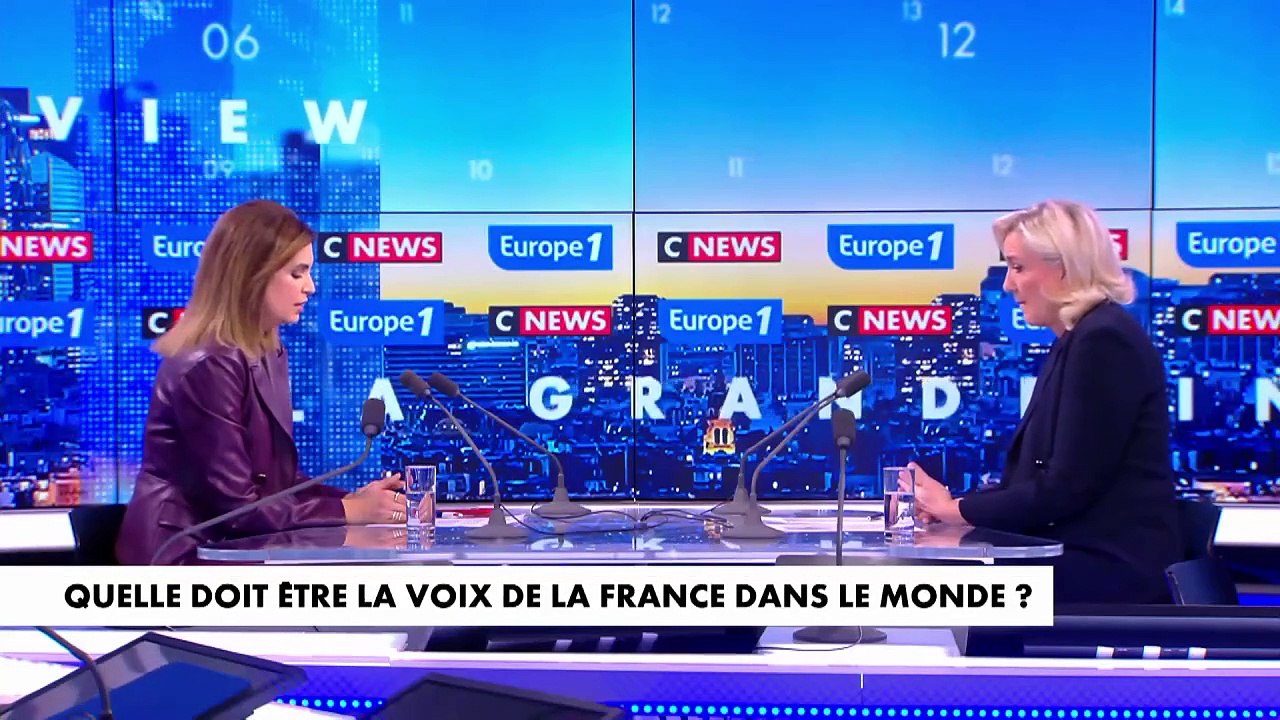 «Ceux qui considèrent que les États-Unis ne sont plus un allié doivent demander la sortie de l'Otan», critique Marine Le Pen