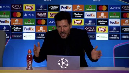 El histórico enfado de Simeone en rueda de prensa por el penalti de Julián ante el Madrid