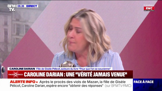 Une vraie mise en scène : Caroline Darian, fille de Dominique Pelicot, évoque les photos d'elle retrouvées dans l'ordinateur de son père