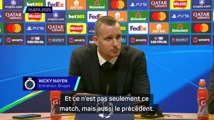 Bruges - Hayen regrette de ne pas avoir contrôlé Asensio et un manque d’efficacité