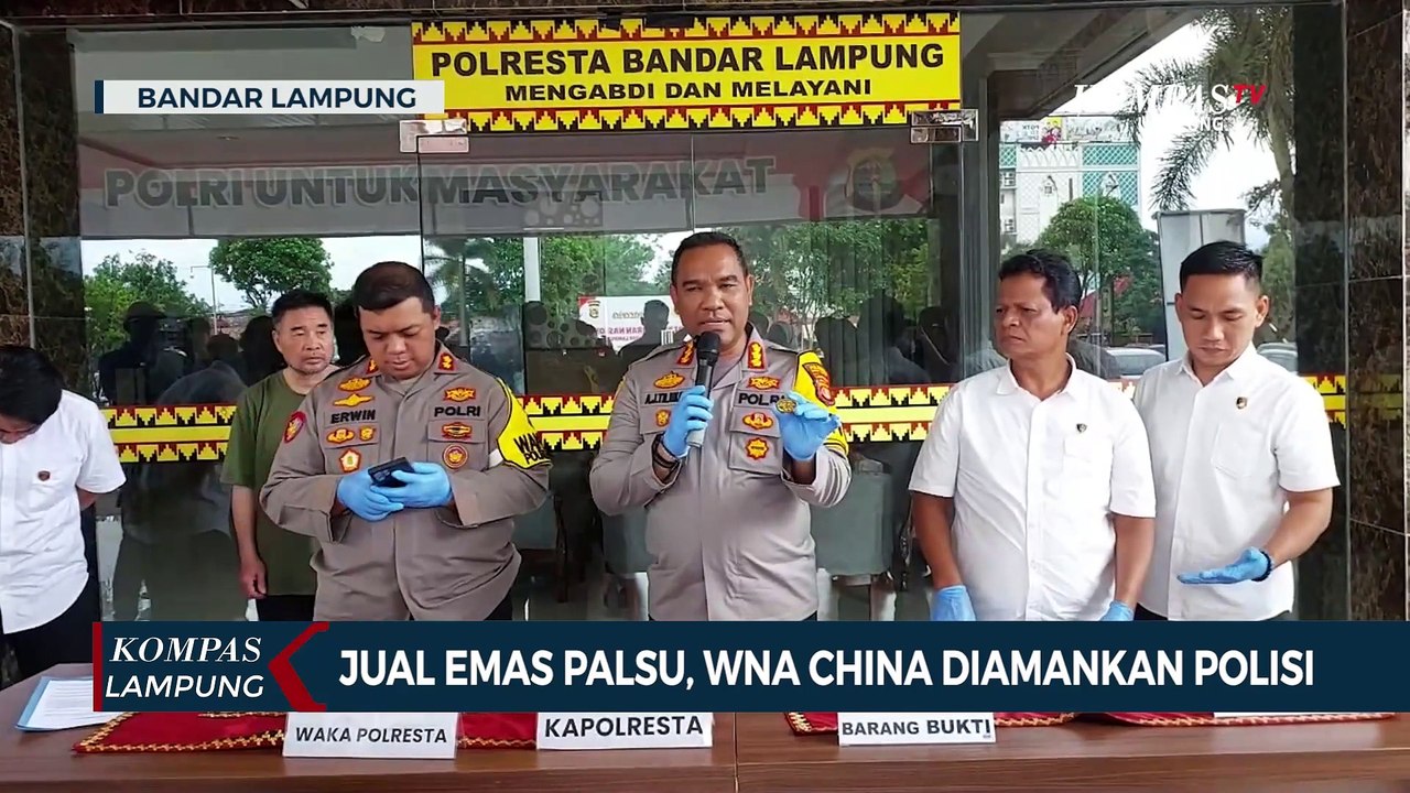 Jual Emas Palsu, WNA China Diamankan Polisi