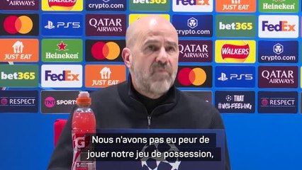PSV - Bosz : “Ma plus grande déception ? Avoir eu peur de jouer au football au match aller”