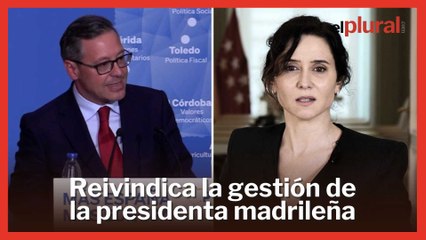 El 'número dos' de Ayuso defiende la gestión de la presidenta durante la pandemia de Covid-19