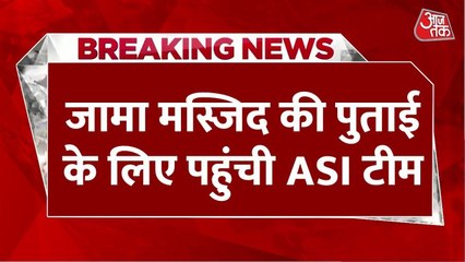 संभल: जामा मस्जिद में ASI टीम पहुंची, रंगाई-पुताई की तैयारी शुरू