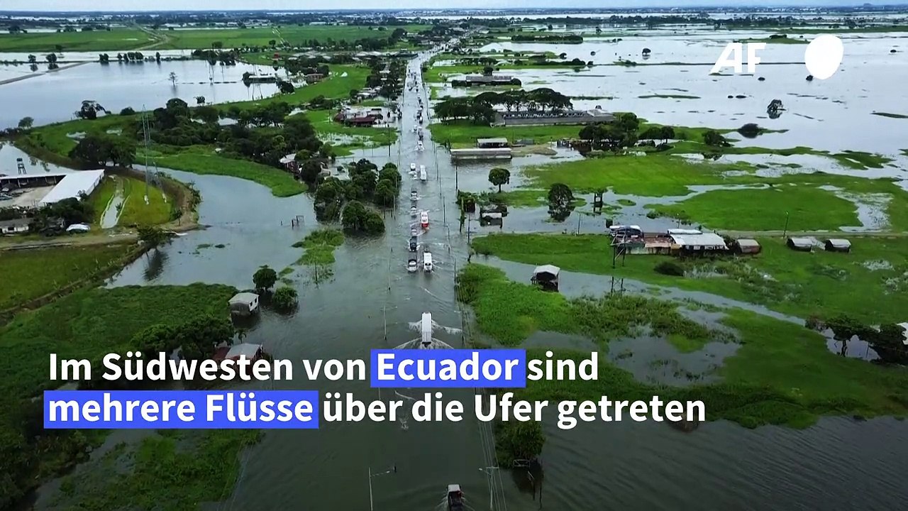 Ecuador: Tote durch Starkregen und Überschwemmungen