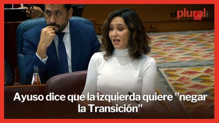 Ayuso dice que la izquierda quiere "negar la Transición" por resignificar la Real Casa de Correos