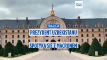 Macron spotyka się z prezydentem Uzbekistanu Mirziyoyevem w celu wzmocnienia obustronnych relacji