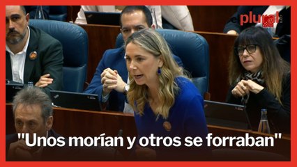 Mar Espinar lee una carta de familiares de las residencias: "Unos morían y otros se forraban"