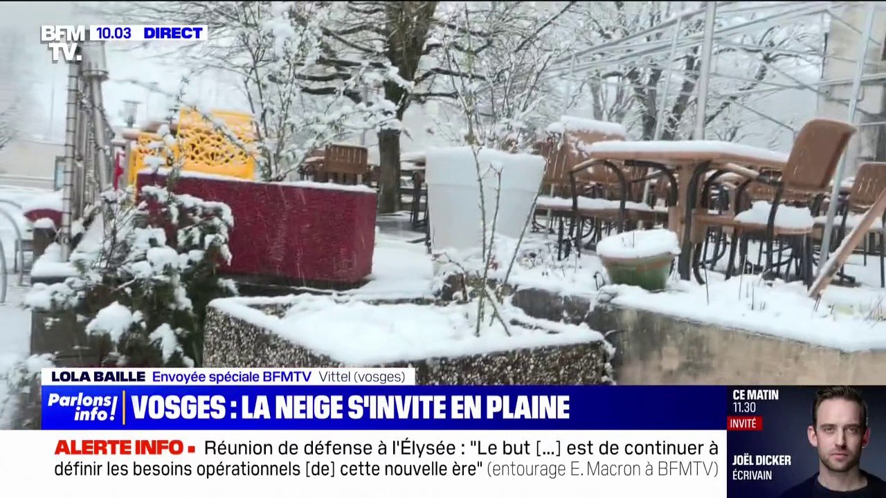 Jusqu'à 10 centimètres de neige attendus à Vittel (Vosges)