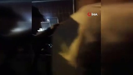 Görüntüler Esenyurt'tan! Mahalleli uyuşturucu satıcısını doğduğuna pişman etti