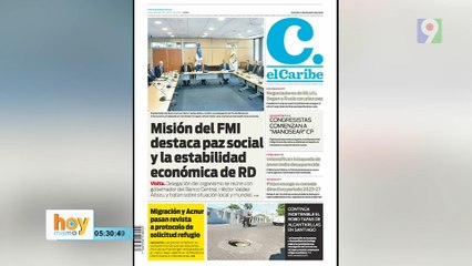 Titulares prensa dominicana jueves 13 de marzo  2025 | Hoy Mismo