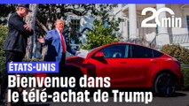 Etats-Unis : L'émission de télé-achat improvisée de Trump à la Maison-Blanche pour Tesla