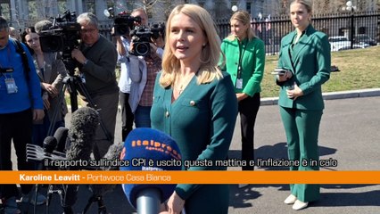 Usa, Leavitt "Inflazione livello più basso degli ultimi quattro anni"