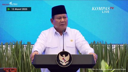 Presiden Prabowo Sebut Tak Akan Mundur Hadapi Koruptor: Saya Akan Sisihkan Dana, Bikin Penjara...