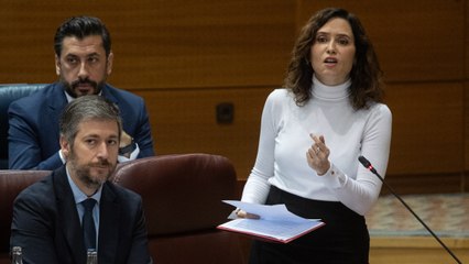 Ayuso: "Sobre los hombros de Sánchez hay 130.000 muertos"