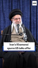 Iran’s Khamenei spurns US talks offer