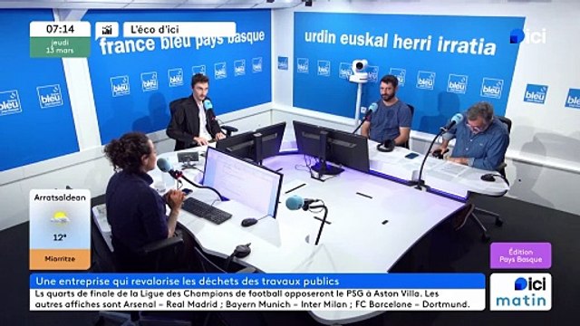 A Bidart, l'entreprise Goyhetche TP recycle une partie de ses déchets après ses chantiers