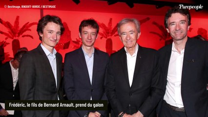 Bernard Arnault : À tout juste 29 ans, son fils Frédéric prend la tête d'une marque emblématique chez LVMH