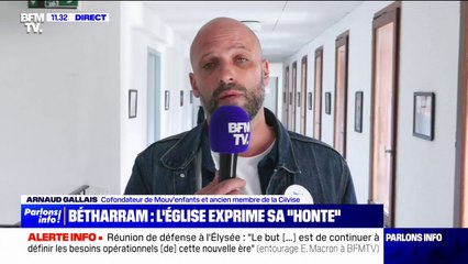 "Ce sont des menteurs": Arnaud Gallais (cofondateur de Mouv'enfants) revient sur son interruption de la conférence de presse de l'évêque de Bayonne sur l'affaire Bétharram