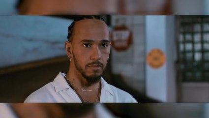 Lewis Hamilton recreates iconic 1980s film to celebrate first season with Ferrari