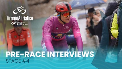 Tirreno Adriatico 2025 | Stage 4: Pre-race interviews